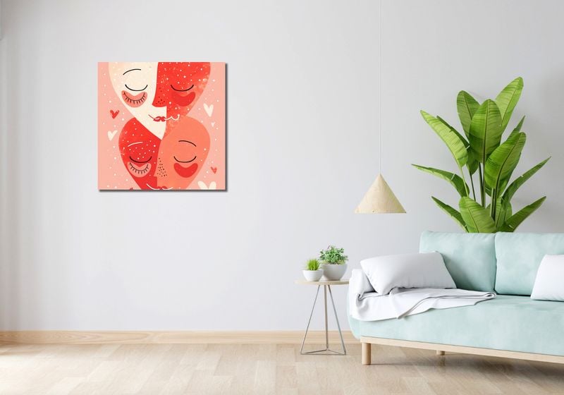 Obraz 70x70cm Wysoka Wibracja zdjęcie 2