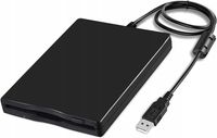 ZEWNĘTRZNA STACJA DYSKIETEK 3,5'' FDD 1,44 MB NA USB SLIM PLUG&PLAY CZARNA