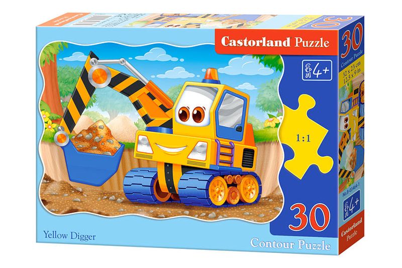 Puzzle 30 el. Yellow Digger zdjęcie 1