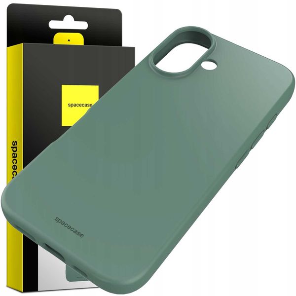 Spacecase Silicone Case Iphone 16 Plus Dark Green zdjęcie 2