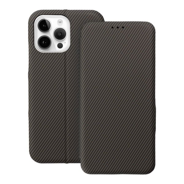Kabura FOLIO Side Magnet do IPHONE 14 PRO MAX brązowy zdjęcie 1