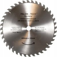 Tarcza widiowa do drewna 400 × 32 mm 40T widia Falon-Tech