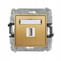 2 x 2 x ŁADOWARKA USB 5V 2A KARLIK MINI ZŁOTY