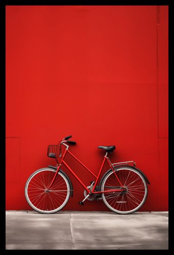 Plakat 30x45cm Czerwony Rower na Arena.pl