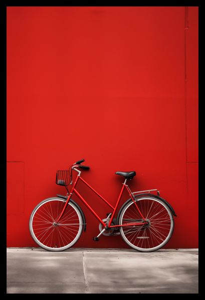 Plakat 30x45cm Czerwony Rower zdjęcie 2