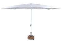 Parasol ogrodowy prostokątny biały 2 x 3 m