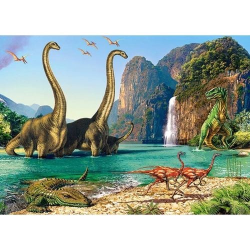 Puzzle 60el. dinosaurs world CASTOR na Arena.pl