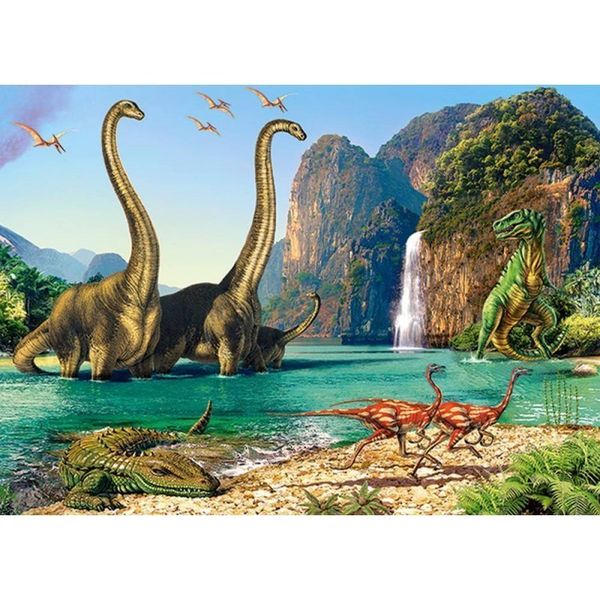 Puzzle 60el. dinosaurs world CASTOR zdjęcie 2