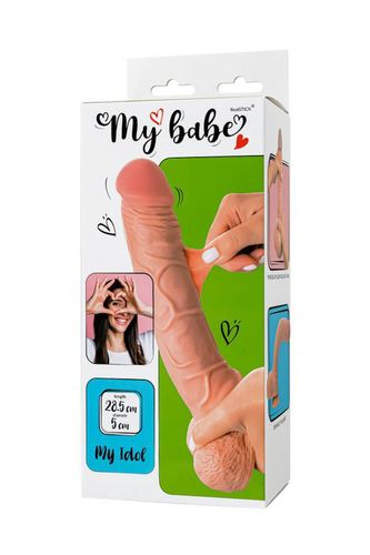 dildo my babe by realstick my idol, flesh,tpe, 28,5 cm na Arena.pl