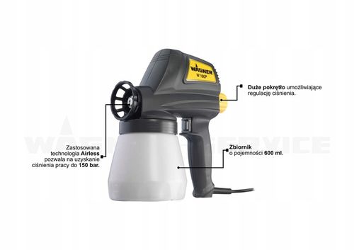 Pistolet malarski Wagner W180P na Arena.pl