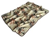 koc wełniany merynos australijski, wzór wrzos 100x140 (+-5cm)