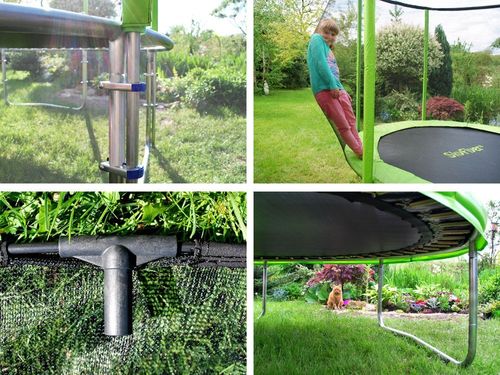 Trampolina ogrodowa SKYFLYER RING 2w1 304cm 10FT na Arena.pl
