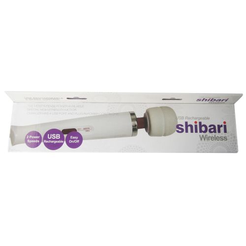 Masażer - Shibari Wireless 2 Speed Wand Massager White na Arena.pl