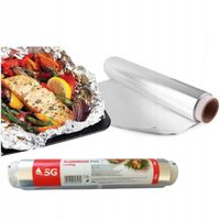 FOLIA ALUMINIOWA GRUBA MOCNA DO ŻYWNOŚCI FOLIE 150 M