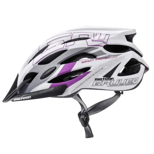 KASK ROWEROWY REGULOWANY METEOR GRUVER L 58-61cm siatka otwory wentylacyjne zdjęcie 1