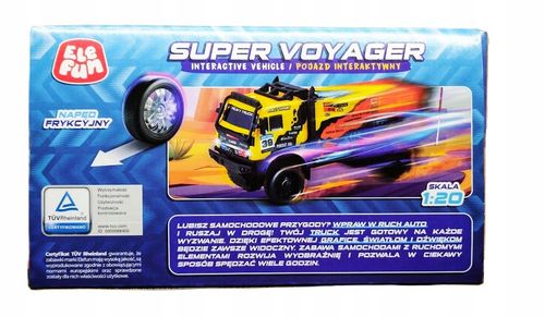 SAMOCHÓD INTERAKTYWNY SUPER VOYAGER ELEFUN na Arena.pl