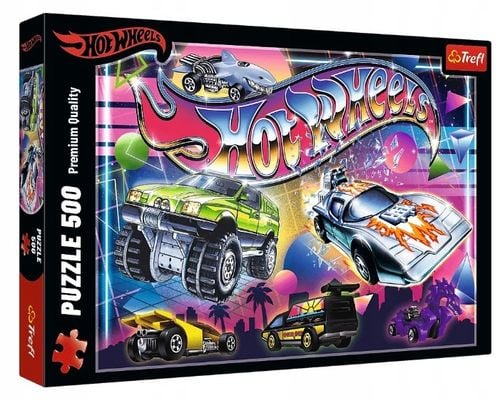 puzzle 500 hot wheels lata 80te 37538 na Arena.pl