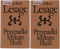 Alain Rene Lesage Przypadki Idziego Blasa Biblioteka Klasyki Tom I i II1975