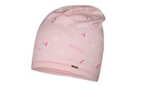 BROEL Tutti czapka dla dziewczynki beanie napisy jasny róż 48-50