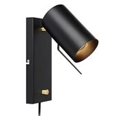 Kinkiet ścienny Carrie 106587 Markslojd regulowana tubka metalowa czarna