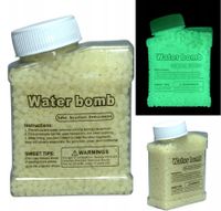 KULKI ŻELOWE FLUORESCENCYJNE ŚWIECĄCE 20 TYS BROŃ