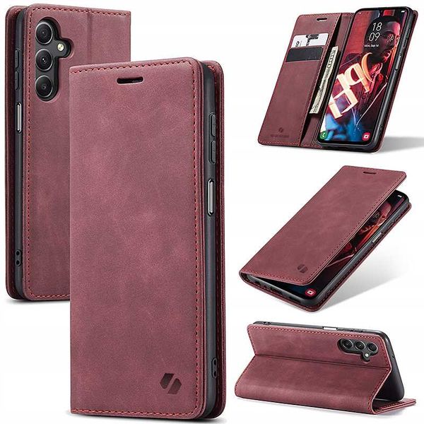 Spacecase Wallet Galaxy A35 5G Red zdjęcie 5