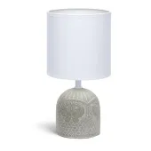 Ceramiczna lampa stołowa Aigostar E14 model 273231217 do przytulnego wnętrza