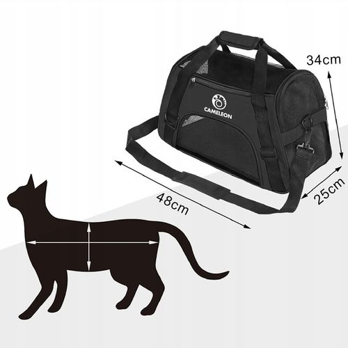 SOLIDNY Transporter dla Kota Psa Zwierząt Torba Podróżna MIĘKKA MATA GRATIS na Arena.pl