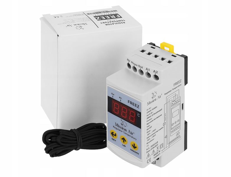 Regulator temperatury na szynę DIN Termostat NTC zdjęcie 2