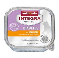 Animonda Integra Protect Diabetes Dla Kota - Z Drobiem Tacka 100G