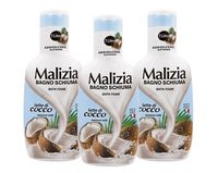 3X Malizia Płyn Do Kąpieli Kokos 1L