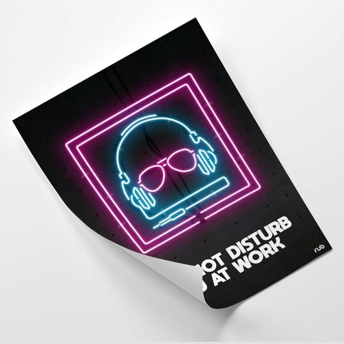 Plakat, Neony DJ 70x100 na Arena.pl