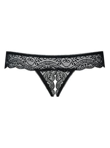miamor stringi otwarte czarne s/m obsessive na Arena.pl