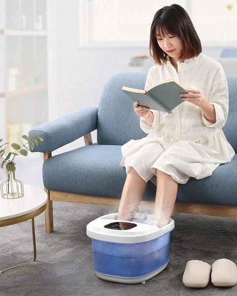 ELEKTRYCZNY MASAŻER DO STÓP WODNY 500W 6 ROLEK 3 TRYBY MASAŻU WIBRACJE zdjęcie 7