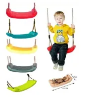 HUŚTAWKA PLASTIKOWA Siedzisko płaskie - MOCNA - wytrzymała - RÓŻNE