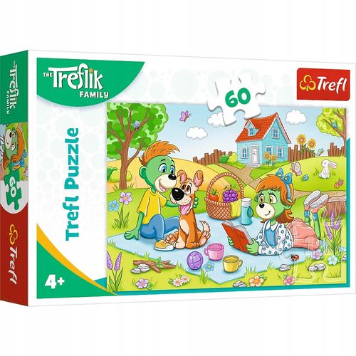 puzzle 60 rodzina treflików 17394 na Arena.pl