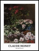 Plakat 60x80cm Design Spring Flowers, Monet Vintage do Salonu