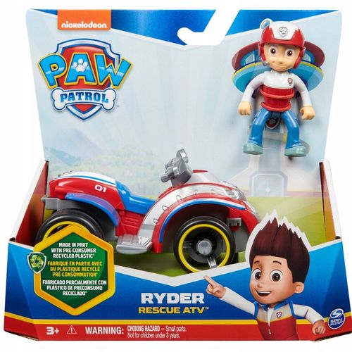 PSI PATROL FIGURKA RYDER + QUAD POJAZD RATUNKOWY na Arena.pl