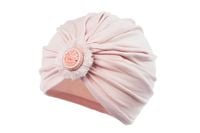 Jamiks HALLI turban dla dziewczynki boho pudrowy róż 46-48