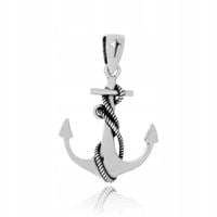 Srebrna zawieszka kotwica pr. 925