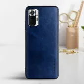 Etui AIORIA Vintage LEATHER do Xiaomi Redmi Note 10 Pro / Max niebieski