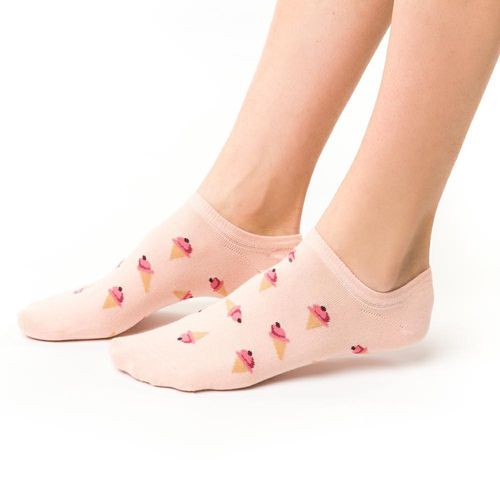 STOPKI WZOROWANE 021 35-37 melanż szary 038 na Arena.pl