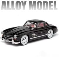 Metalowy Model Samochodu Mercedes-Benz 300SL Gullwing 1:24 Retro Prezent