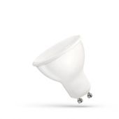 Żarówka LED GU10 230V 6W SMD Barwa Zimna z Mleczną Szybką Biała SpectrumLED WOJ+13266