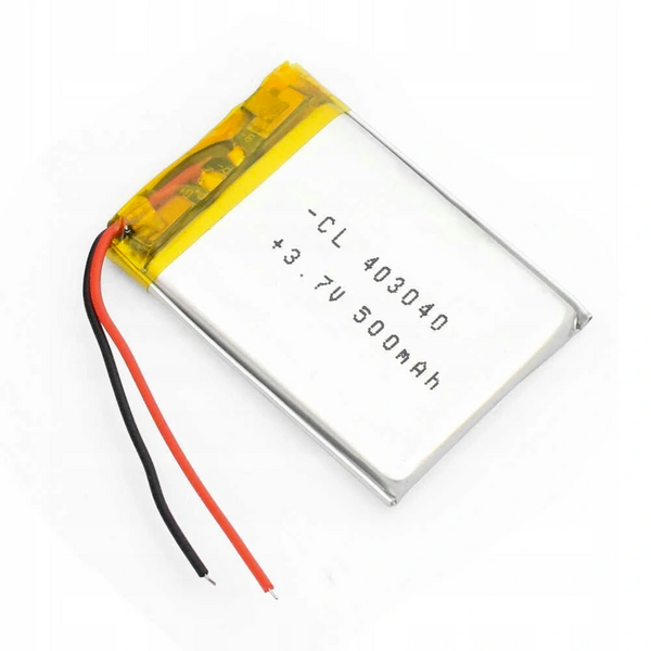 Akumulator Li-Poly 500mAh 3.7V 403040 zdjęcie 1