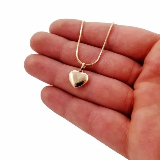 ZŁOTY NASZYJNIK SERCE KLASYCZNE 18K PREZENT DLA NIEJ + GRAWER / DEDYKACJA zdjęcie 7