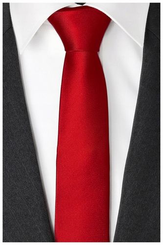 MIKROFIBRA ŻAKARDOWY Krawat w Prążki Męski 7 cm do Garnituru Gładki g11 na Arena.pl