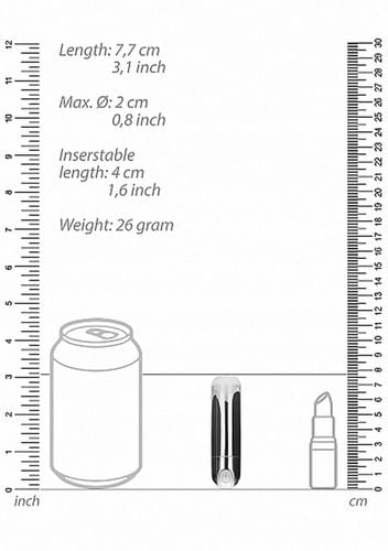10 speed rechargeable bullet - silver na Arena.pl
