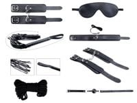 Secret Desires Black Bdsm Kit 8Pcs
