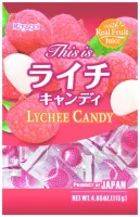 Cukierki o smaku lychee 115g - Kasugai